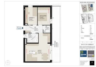 3-Zimmer-Wohnung mieten in Sankt Johann im Pongau – 62,25 m², € 1.345 – Bild 7 von 12
