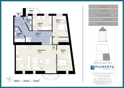 4-Zimmer-Wohnung kaufen in Wien – 124,64 m², € 1.240.000 – Bild 24 von 26