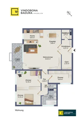 4-Zimmer-Wohnung kaufen in Mödling – 111,84 m², € 395.000 – Bild 20 von 20