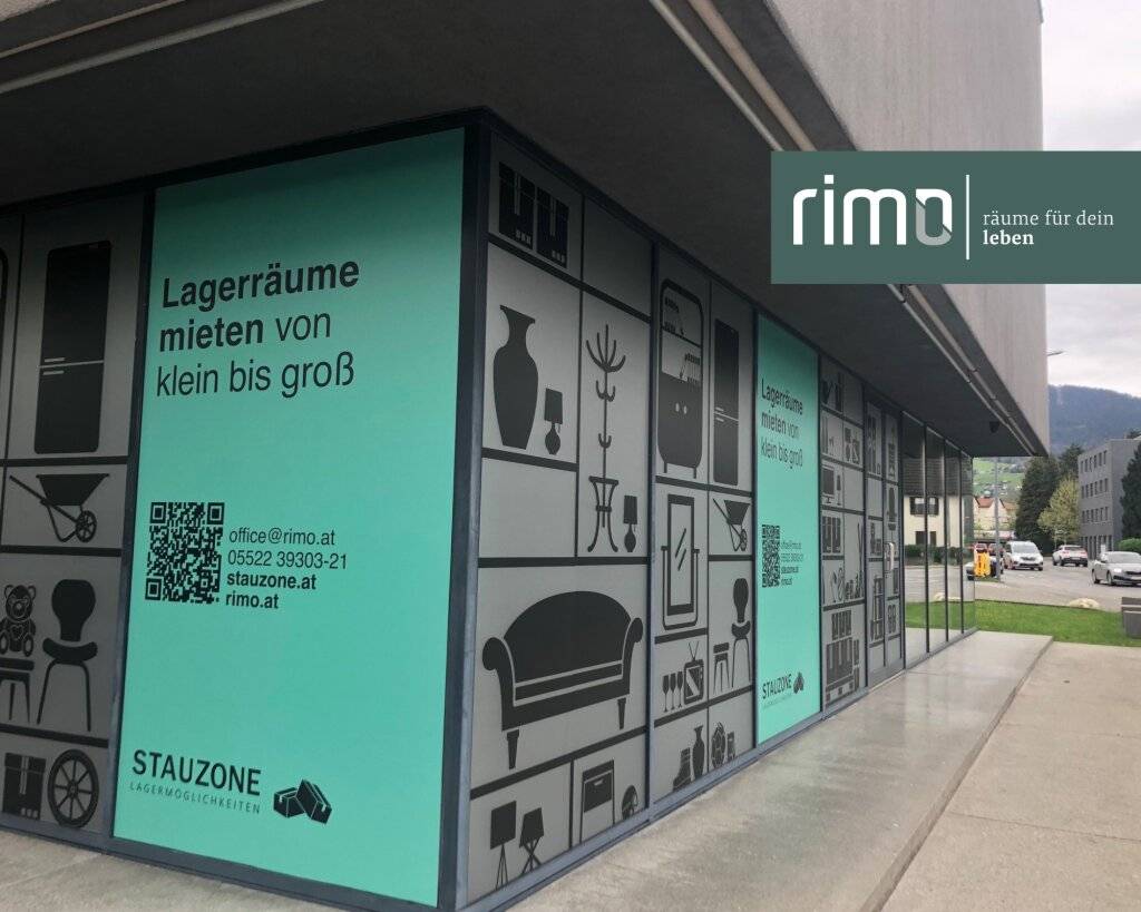 Lagerflächen von 2,5 - 20 m² für Privatpersonen und Unternehmen in der Stauzone Dornbirn, Dornbirn