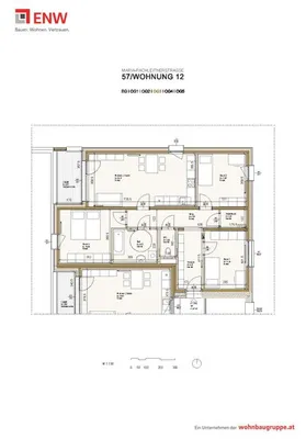 4-Zimmer-Wohnung mieten in Graz – 92,25 m², € 1.210 – Bild 11 von 11