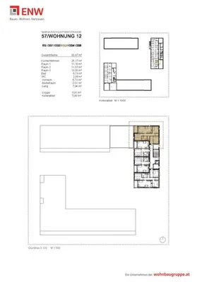 4-Zimmer-Wohnung mieten in Graz – 92,25 m², € 1.210 – Bild 10 von 11
