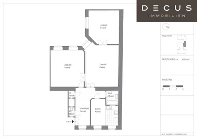 3-Zimmer-Wohnung mieten in Wien – 117,37 m², € 2.190 – Bild 11 von 11