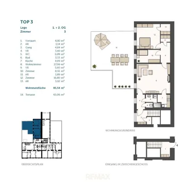 3-Zimmer-Wohnung kaufen in Wien – 85,54 m², € 543.500 – Bild 9 von 9