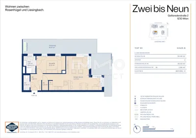 2-Zimmer-Wohnung kaufen in Wien – 59,4 m², € 469.000 – Bild 16 von 16