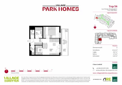 2-Zimmer-Wohnung kaufen in Wien – 45,44 m², € 439.000 – Bild 9 von 9