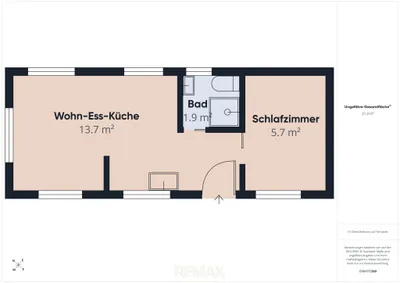 2-Zimmer-Wohnung kaufen in Mattersburg – 21,3 m², € 22.000 – Bild 11 von 11
