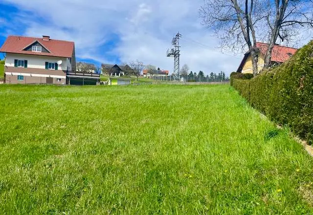 Eibiswald: Sonniges, leicht erhöhtes Baugrundstück in Südhanglage - Ansicht 2
