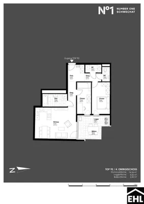 Immobilie kaufen in Bruck an der Leitha – 74,34 m², € 408.200 – Bild 10 von 10
