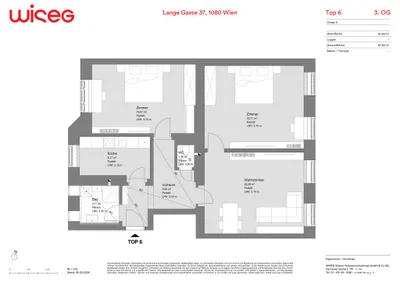 3-Zimmer-Wohnung mieten in Wien – 90,9 m², € 1.695 – Bild 12 von 12