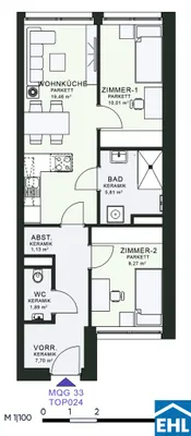 3-Zimmer-Wohnung mieten in Graz – 55,05 m², € 806 – Bild 24 von 24