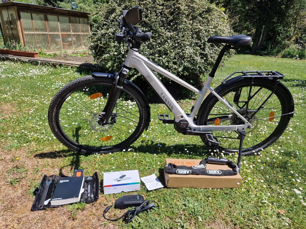 Neu Canyon E-bike Pathlite ONfly 4 nur 377 km ebike, Fahrrad, Trekking,  Bosch, Shimano, Schwalbe, Abus,  2.690,- (8181 Arndorf bei Sankt Ruprecht  an der Raab) - willhaben