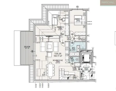 3-Zimmer-Wohnung kaufen in Wien – 105 m², € 997.000 – Bild 5 von 7