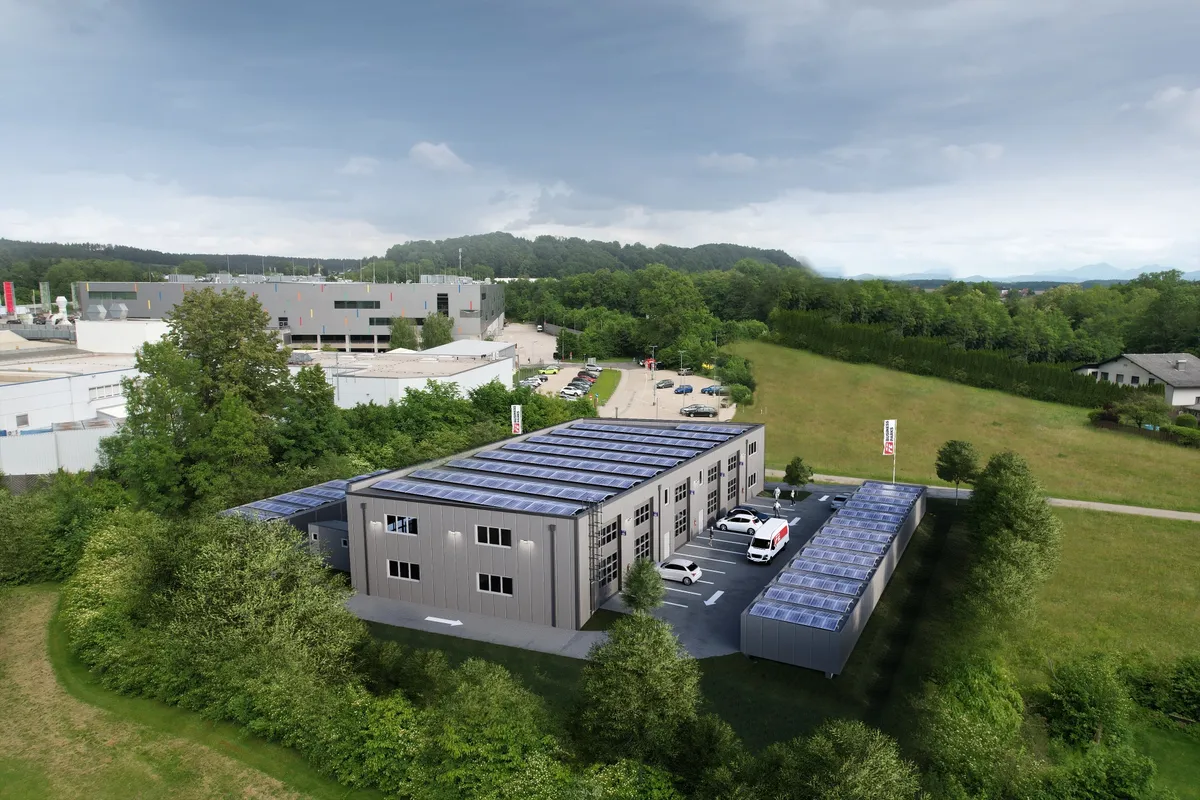 Gewerbeflächen (Büro, Produktionshalle u. Lager) - Ansicht 2