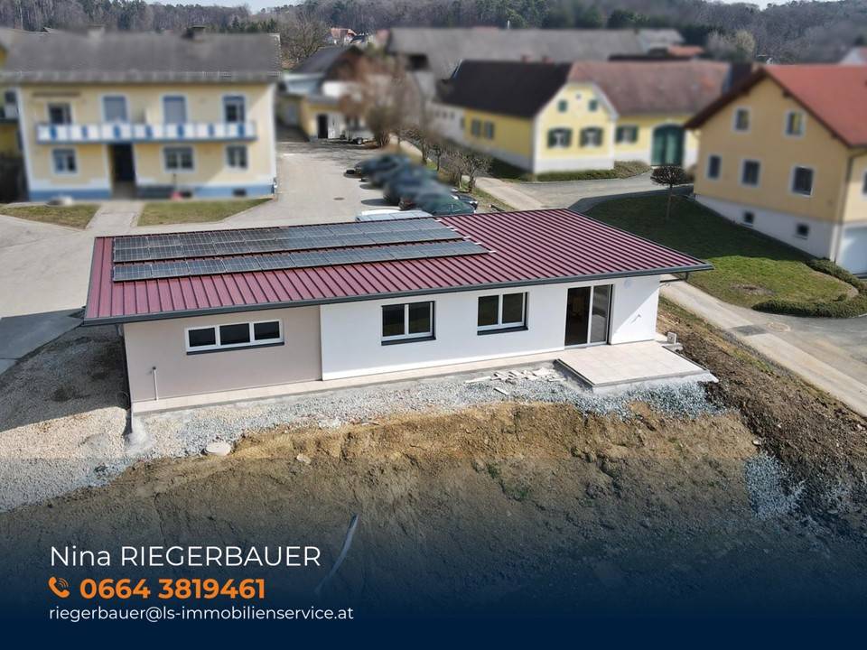 Moderner Bungalow in Massivbauweise - Nachhaltig, kompakt und zukunftssicher wohnen, Schölbing