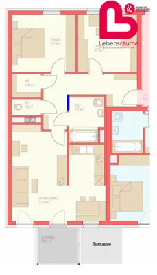 3-Zimmer-Wohnung mieten in Urfahr-Umgebung – 83,73 m², € 888 – Bild 13 von 13