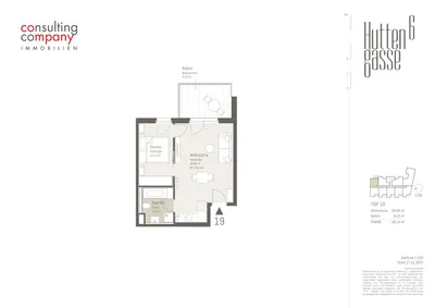 2-Zimmer-Wohnung mieten in Wien – 39,99 m², € 867 – Bild 10 von 10