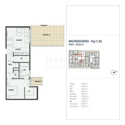 2-Zimmer-Wohnung kaufen in Wien – 58,86 m², € 378.600 – Bild 24 von 24