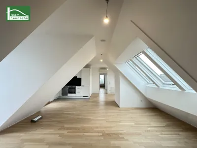 Klimatisierte Maisonette mit Weitblick-Dachterrasse in top Lage nahe U6, Millennium City und Donau! – Bild 3