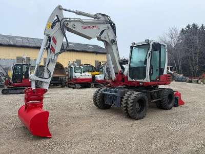 Takeuchi Mobilbagger Tackeuchi TB295W Powertilt 3Tl.1Bl. Baumaschine