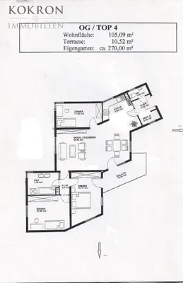4-Zimmer-Wohnung kaufen in Tulln – 104,78 m², € 549.500 – Bild 9 von 9