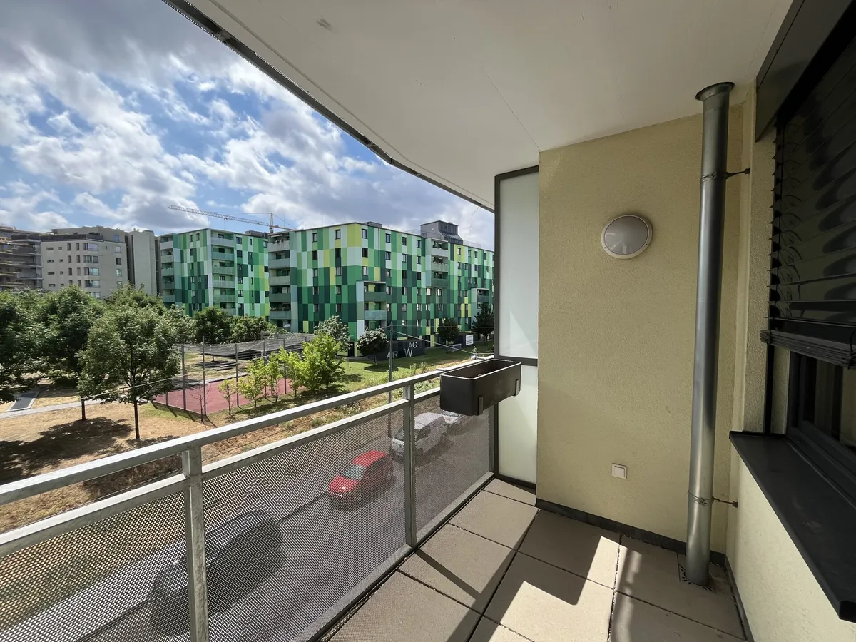 Sonnige 2-Zimmer Wohnung mit Balkon im Niedrigenergiehaus am Rennweg in 1030 Wien zu mieten - Ansicht 2