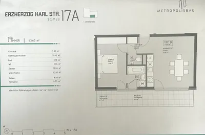 2-Zimmer-Wohnung kaufen in Wien – 44 m², € 290.000 – Bild 19 von 19