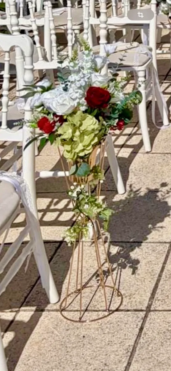 Messing Blumenständer Hochzeit gold, € 8,- (1040 Wien)