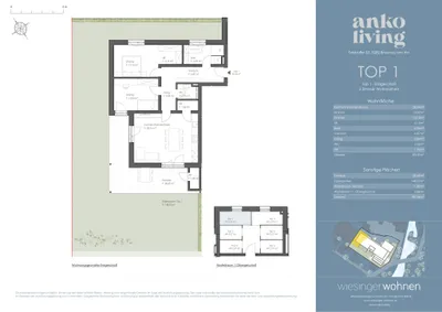 3-Zimmer-Wohnung kaufen in Braunau am Inn – 83,4 m², € 446.190 – Bild 8 von 8