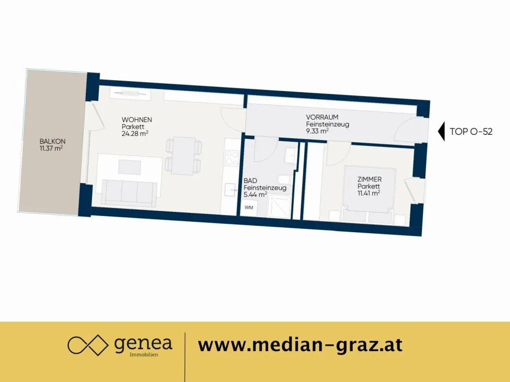Eggenberg | Die Wohnung, die du verdient hast | Provisionsfrei | MEDIAN - Ansicht 3
