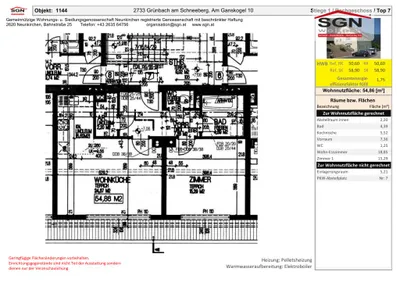 2-Zimmer-Wohnung mieten in Neunkirchen – 54,86 m², € 522 – Bild 12 von 12