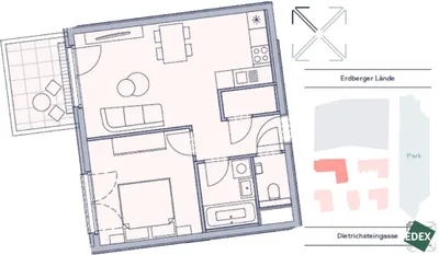 2-Zimmer-Wohnung mieten in Wien – 45,49 m², € 1.199 – Bild 17 von 17