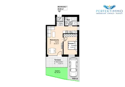 2-Zimmer-Wohnung kaufen in Imst – 48,68 m², € 255.282 – Bild 10 von 11