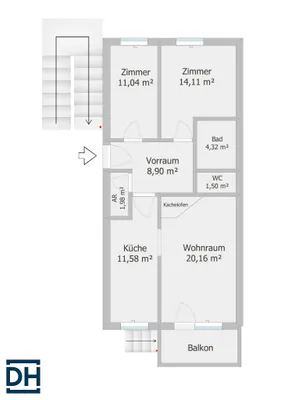 3-Zimmer-Wohnung kaufen in Salzburg-Umgebung – 73,09 m², € 299.000 – Bild 10 von 10