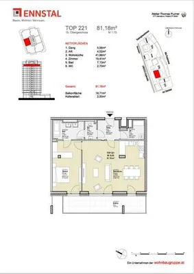 2-Zimmer-Wohnung kaufen in Graz – 81,18 m², € 495.515 – Bild 11 von 11