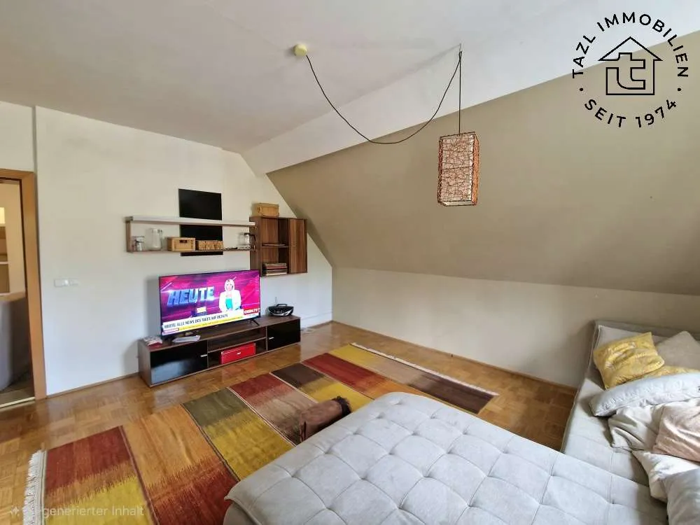 Weiz, 70 m² DG-Whg. mit 2 Schlafzimmer und Parkplatz - Ansicht 2