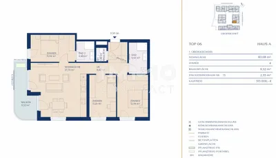 4-Zimmer-Wohnung kaufen in Wien – 83,08 m², € 515.000 – Bild 10 von 10