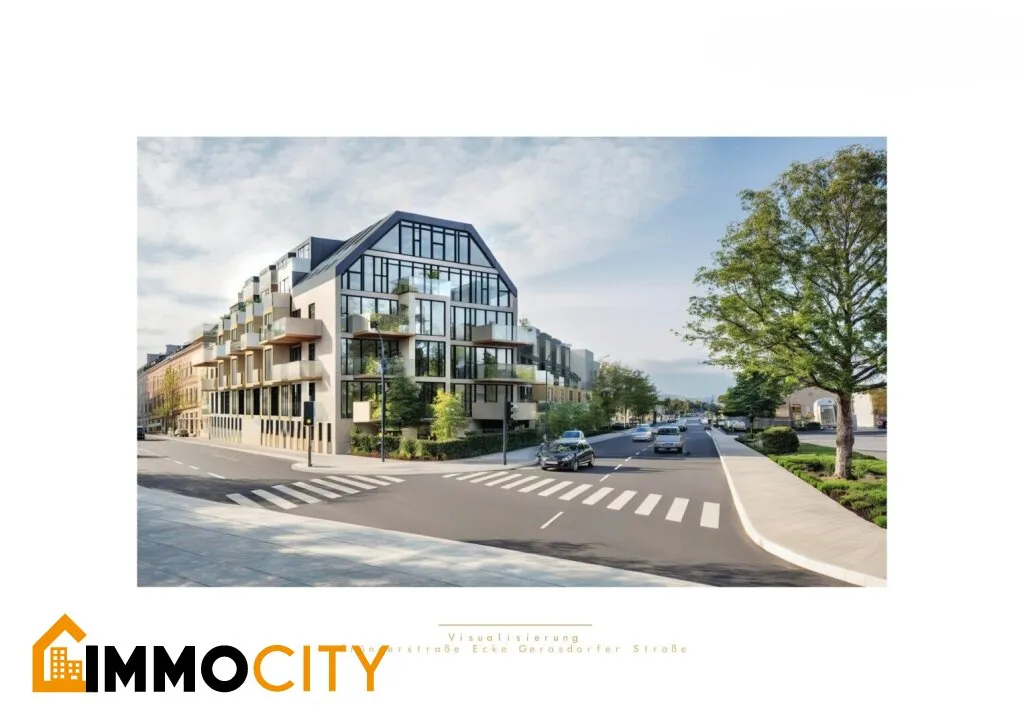 GEPLANTES BAUREIFES WOHNBAUPROJEKT inkl. EINREICHPLANUNG IN WIEN-FLORIDSDORF, Brünner Straße 193-195, 1210 Wien - Ansicht 2