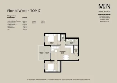 3-Zimmer-Wohnung kaufen in Liezen – 61,81 m², € 833.188 – Bild 5 von 5