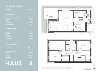 4-Zimmer-Haus kaufen in Krems an der Donau – 119 m², € 435.000 – Bild 5 von 8