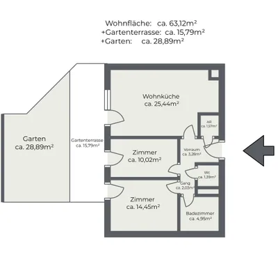 3-Zimmer-Wohnung mieten in Wien – 63,12 m², € 1.450 – Bild 11 von 11