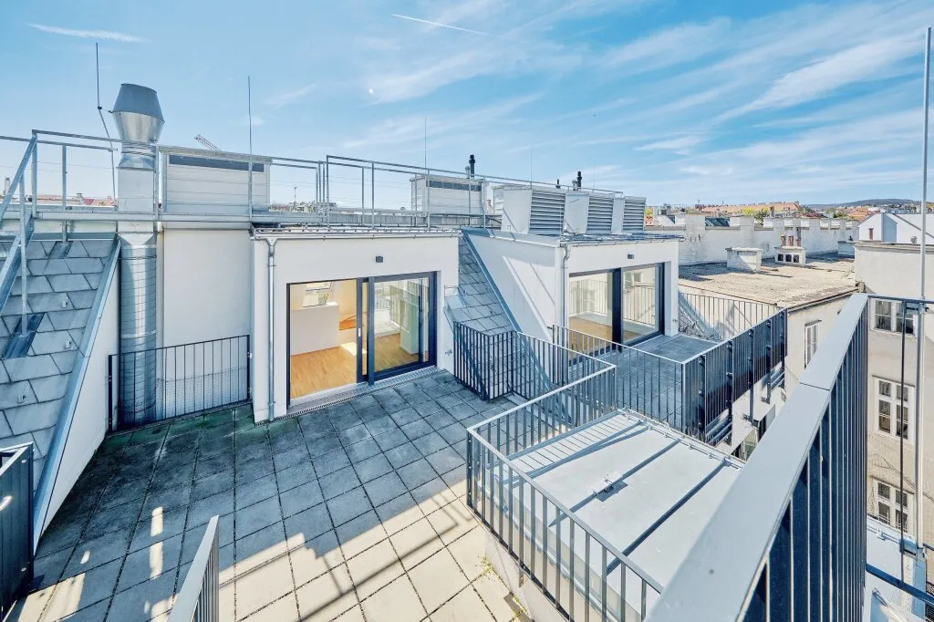Erstbezug - Atemberaubende Dachterrasse in den Innenhof! - Ansicht 3