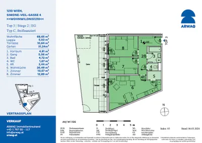 3-Zimmer-Wohnung mieten in Wien – 73 m², € 1.499 – Bild 21 von 21
