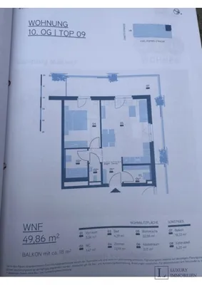 2-Zimmer-Wohnung mieten in Wien – 50 m², € 1.500 – Bild 18 von 19