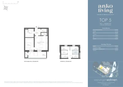 2-Zimmer-Wohnung kaufen in Braunau am Inn – 52,56 m², € 260.172 – Bild 8 von 8