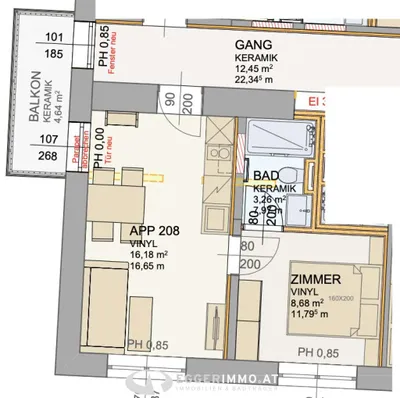 1-Zimmer-Wohnung mieten in Sankt Johann im Pongau – 28,12 m², € 838 – Bild 25 von 33