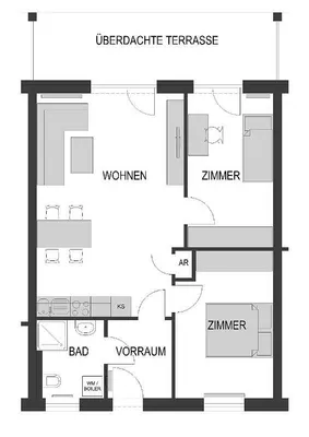 3-Zimmer-Wohnung mieten in Südoststeiermark – 59,4 m², € 735 – Bild 9 von 9