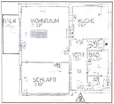 2-Zimmer-Immobilie kaufen in Baden – 60,75 m², € 195.000 – Bild 13 von 13