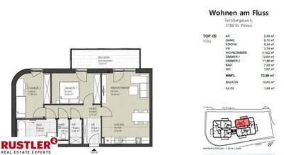 2-Zimmer-Wohnung kaufen in Sankt Pölten – 74,27 m², € 381.000 – Bild 16 von 18