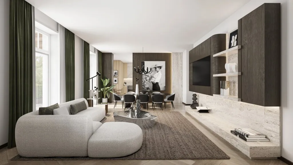 Wunderschöne 3 Zimmer Wohnung mit großzügigem Garten - Rohbau fertiggestellt ! - Ansicht 3